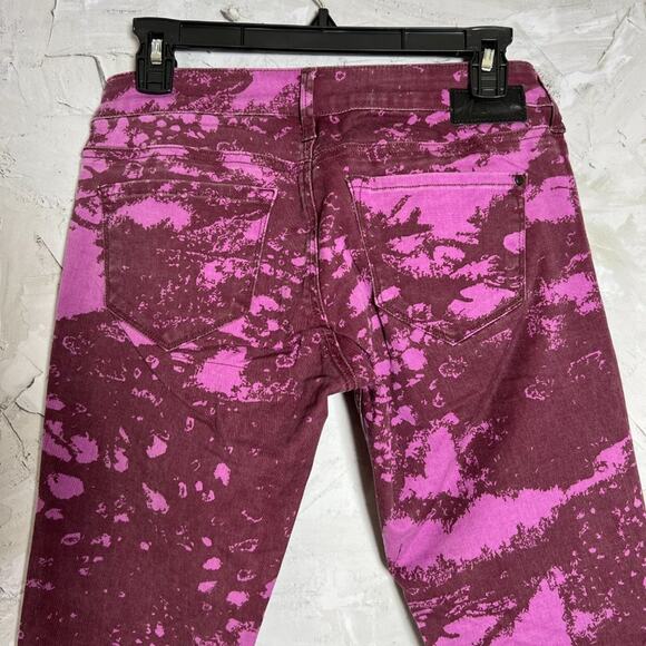 NWT MAVI SERENA Low-Rise Super Skinny ACID TIE DYE Jeans SIZE 27 x  32 Violet - Picture 7 of 9